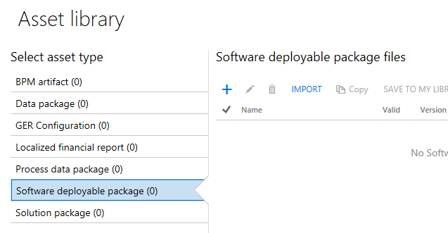 Software deployable package files.