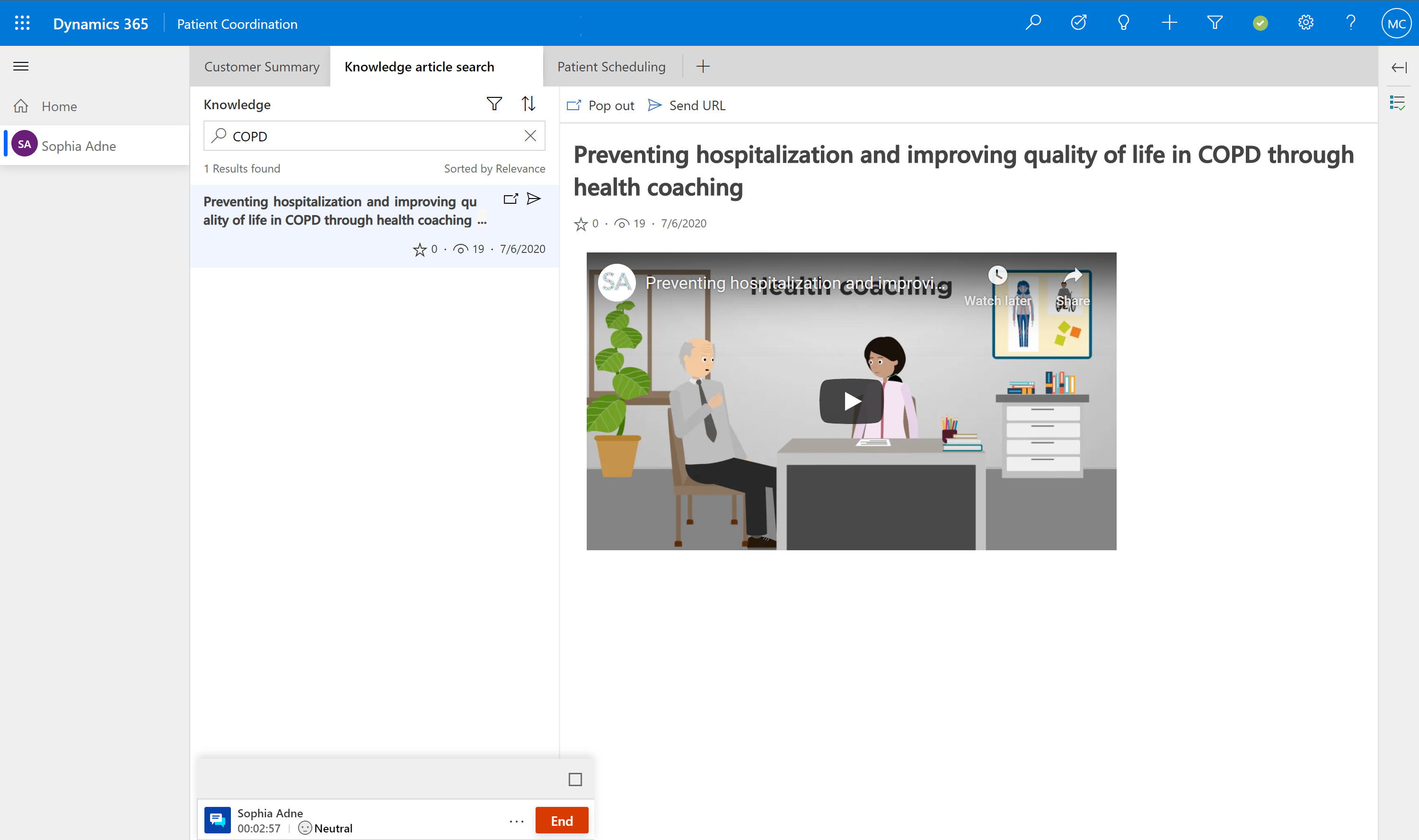 Gerenciamento do conhecimento no Centro de atendimento a pacientes Gerenciamento do conhecimento no Centro de atendimento a pacientes.