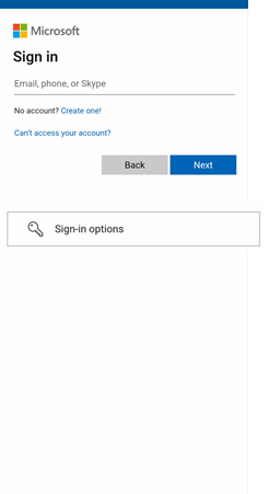 Captura de ecrã a mostrar a conclusão da autenticação multifator (MFA) utilizando o Microsoft Authenticator para dispositivos Android.