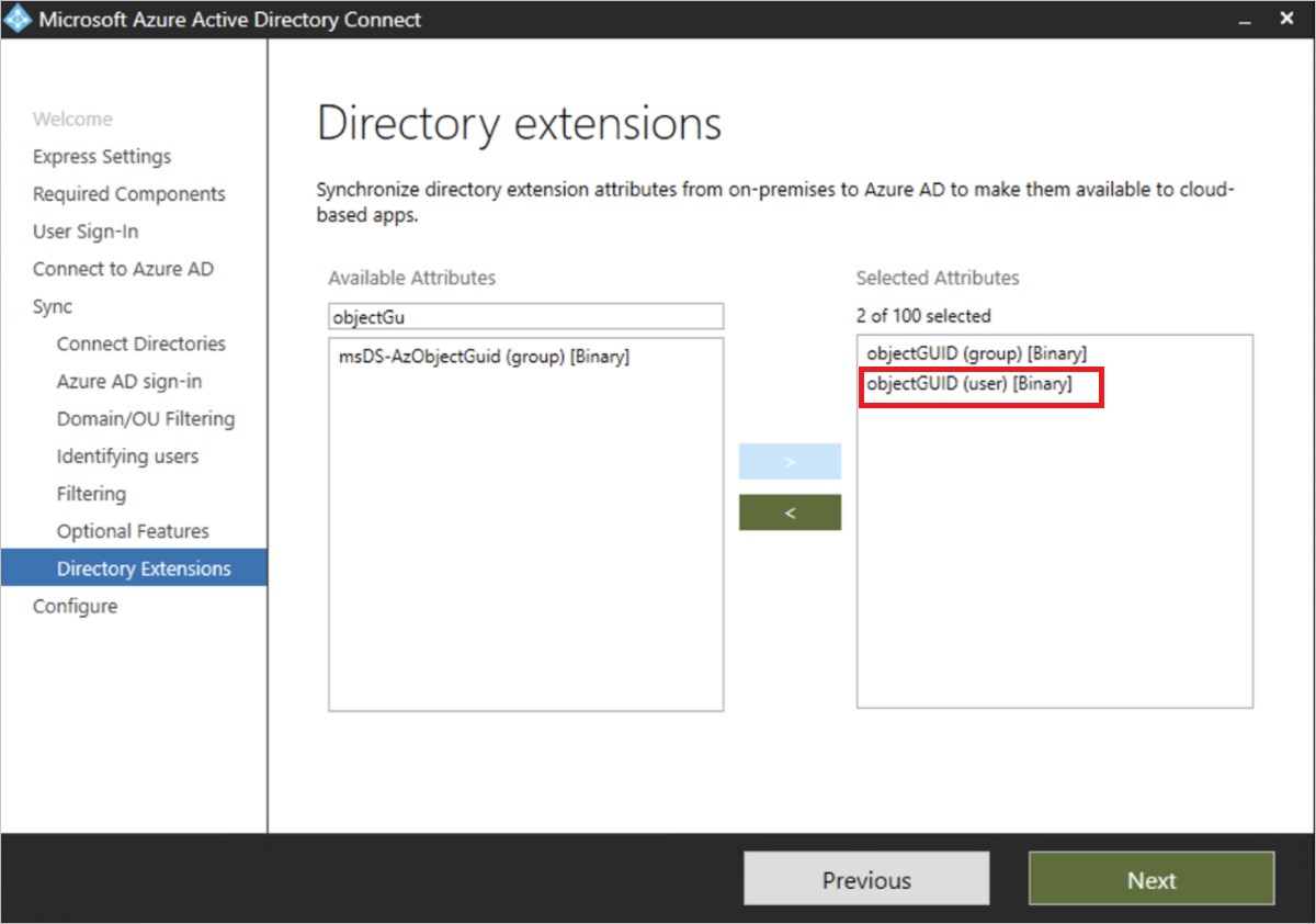 Captura de tela que mostra a página de seleção