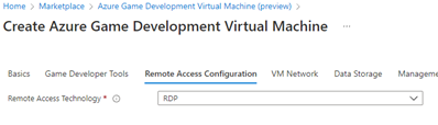 Create Game Dev VM 3