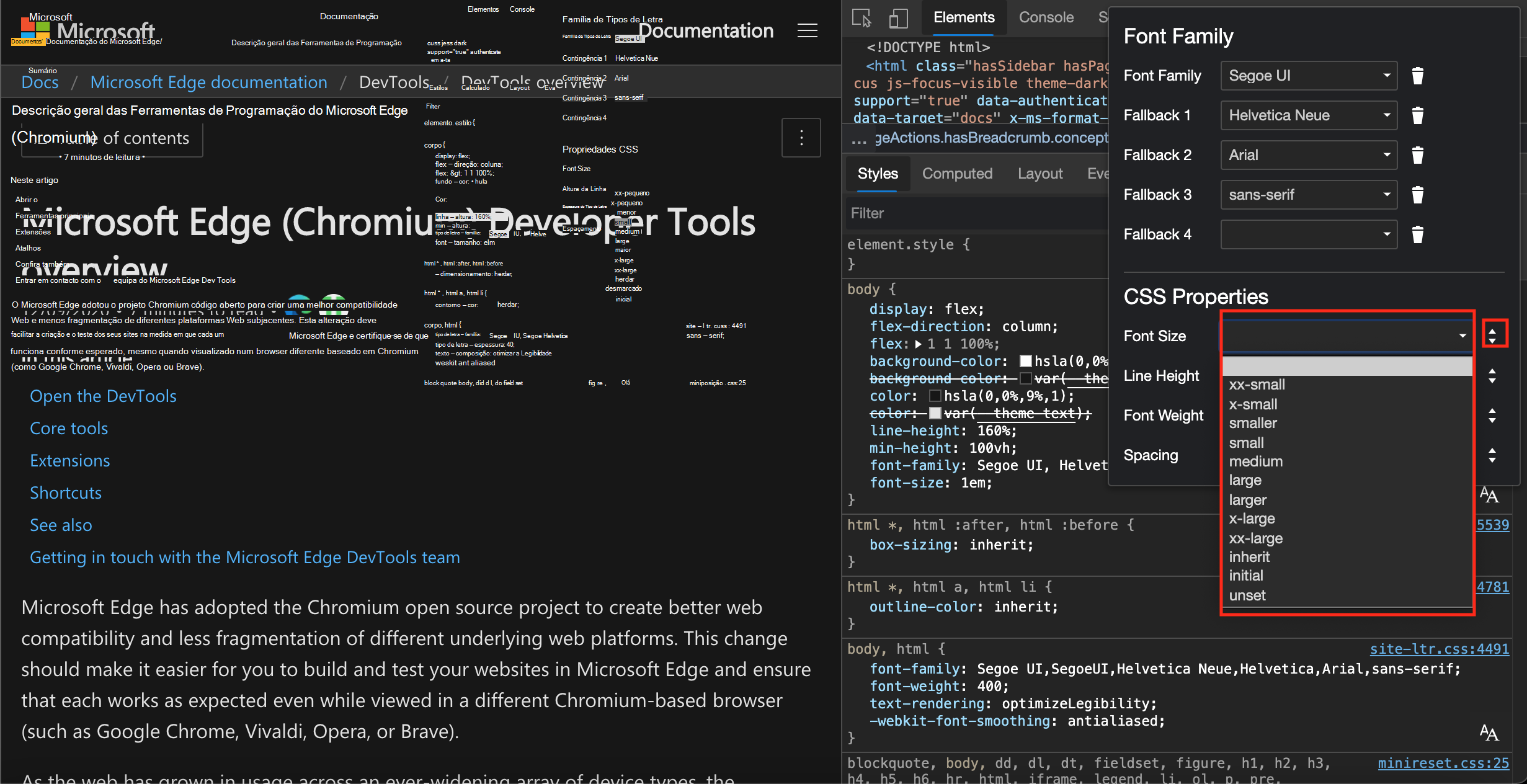 Abrir a interface de palavra-chave predefinida
