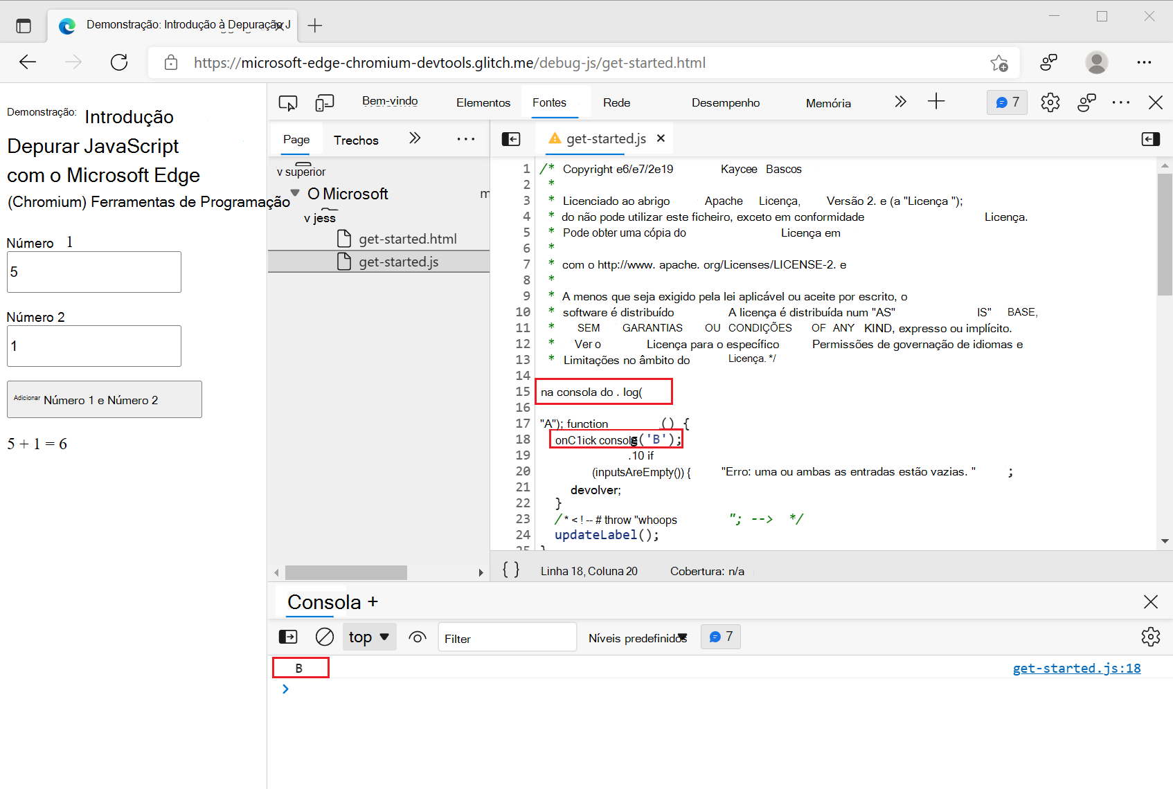 O JavaScript de âmbito global não é novamente executado