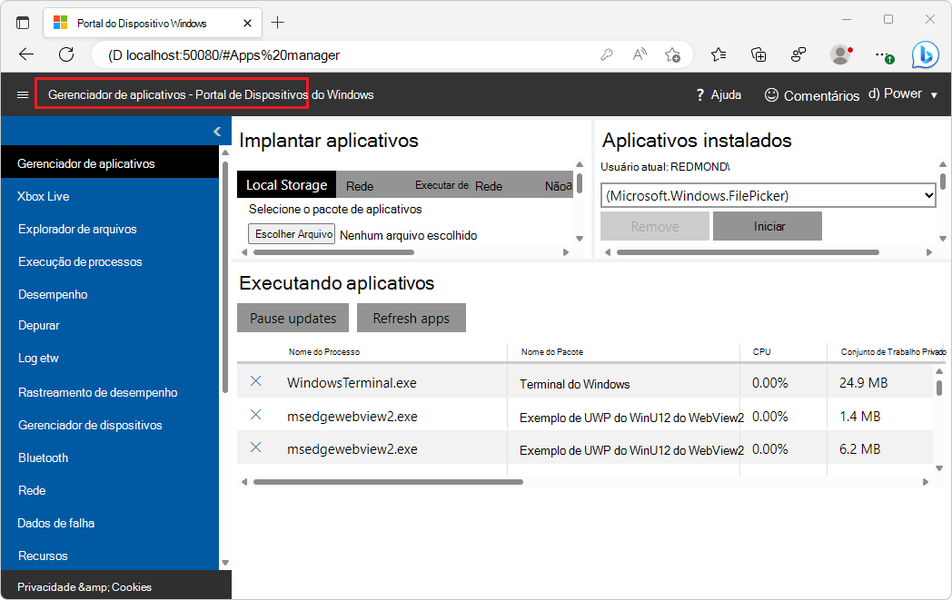 Portal de Dispositivos