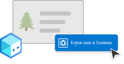 Autenticação com provedor OAuth de terceiros para aplicativo bot.