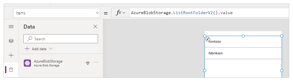 Lista de contentores Lista de contentores.