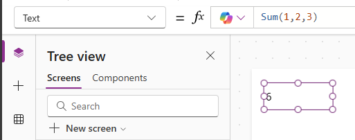 Utilizar a fórmula completa Sum(1,2,3).