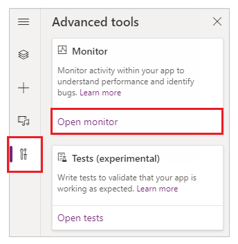 Depurar aplicações de tela com o Monitor - Power Apps | Microsoft Learn