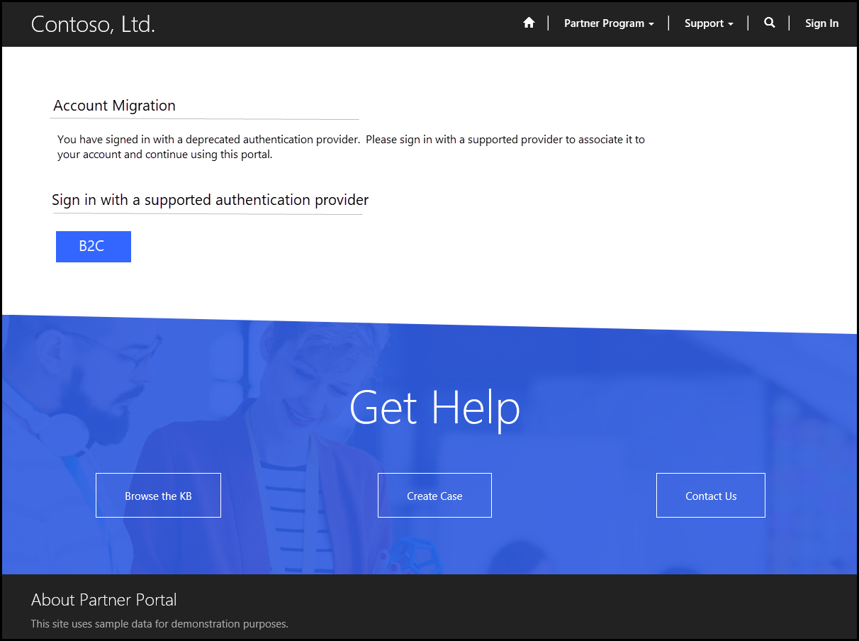 Exemplo de migração da conta Exemplo de migração da conta.