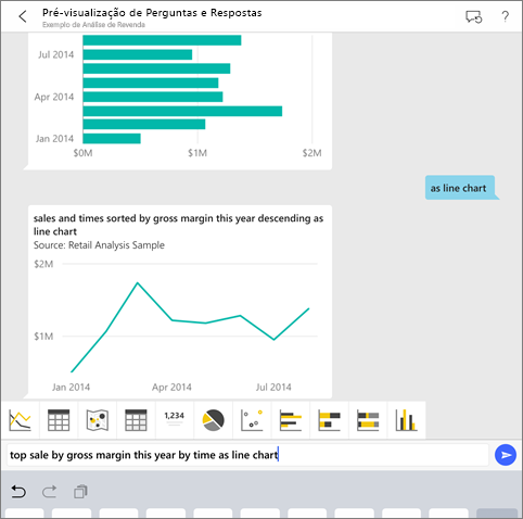 Top sales Q&A virtual analyst