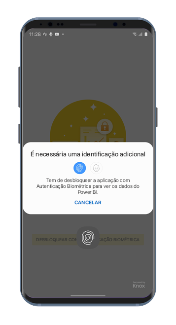 Screenshot shows Additional identification is required message on an Android phone.