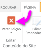 Captura de ecrã do Stop Editing.