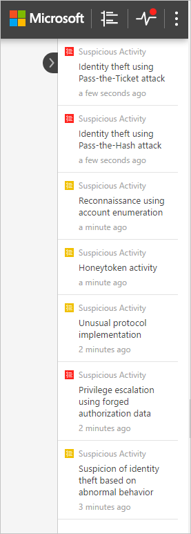 Imagem da barra de notificações ATA.