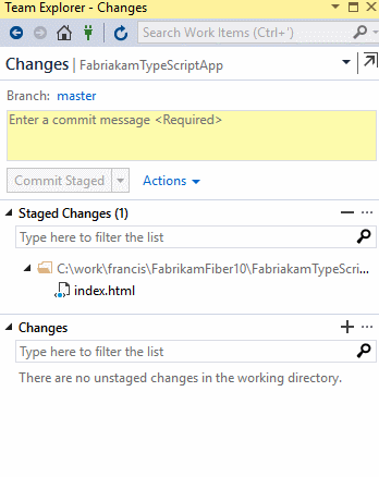 Reset a single file with Git in Visual Studio