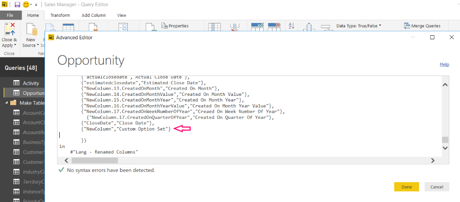 Rename a column to display in reports Rename a column to display in reports