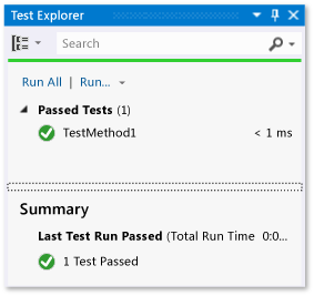 UTE_Cpp_TestExplorer_TestMethod1 Test Explorer