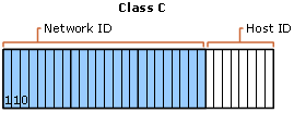Estrutura de endereços de classe C