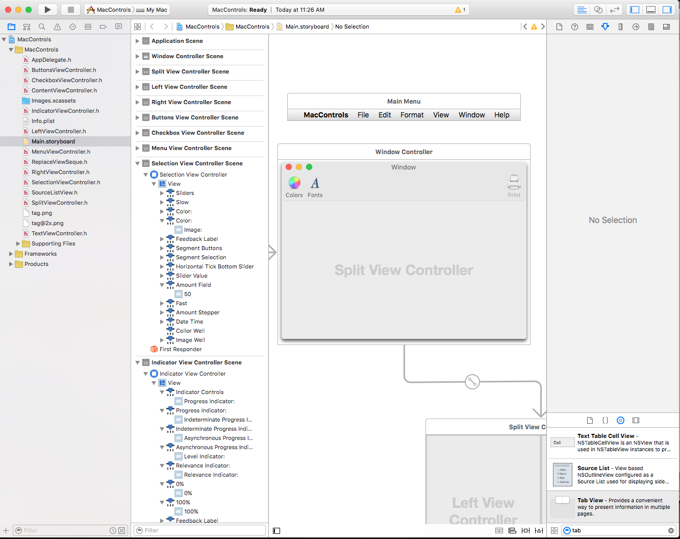 Editando o storyboard no Xcode