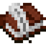 Ilustração do livro minecraft e pena.