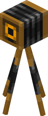 Ilustração da câmara minecraft.