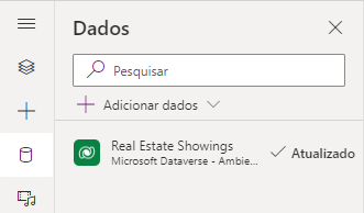 Captura de tela mostrando que a tabela Real Estate Showings foi atualizada.