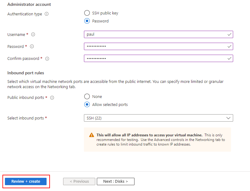 As opções básicas adicionais até este ponto são mostradas.