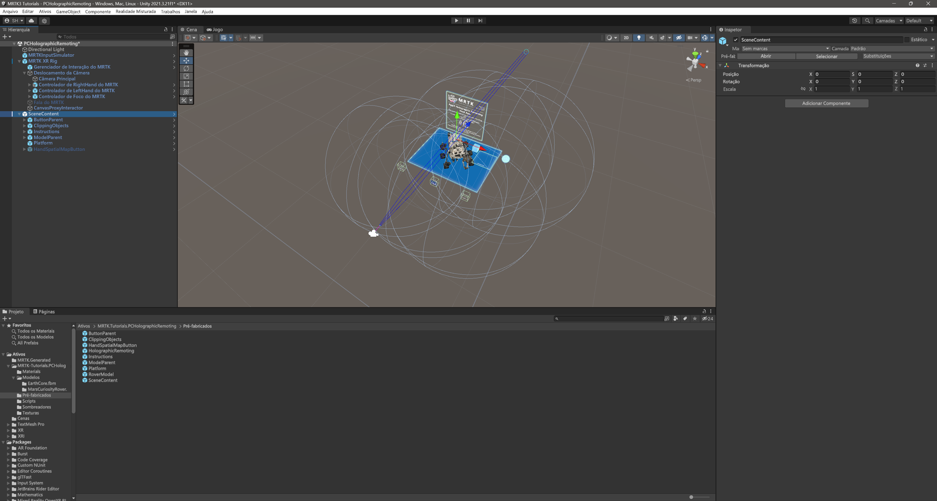 Screenshot of Adding prefabs 2.