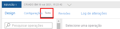 Select test in the right pane.