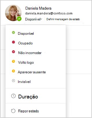 Alterar seu status