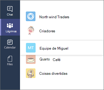 reordenar equipes em sua lista
