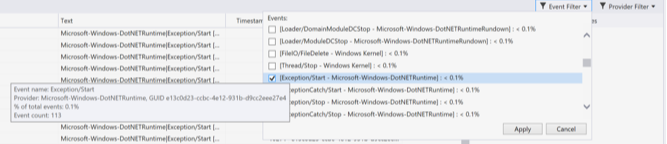O filtro de evento do visualizador de eventos O filtro de eventos do visualizador de eventos
