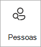 Captura de ecrã a mostrar o ícone do cartão Pessoas.