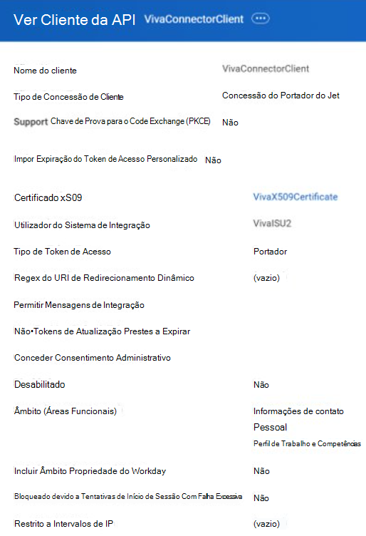 Captura de tela da janela do cliente da API.