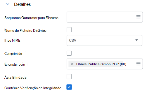 Uma captura de tela mostra como inserir detalhes na página Detalhes. 