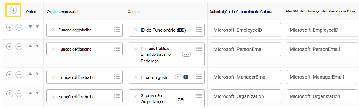 Uma captura de tela mostra como personalizar o relatório. 