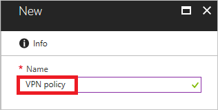 Captura de ecrã de Nova política de Acesso Condicional mostrando o campo Nome pronto para introdução, antes das atribuições serem configuradas.
