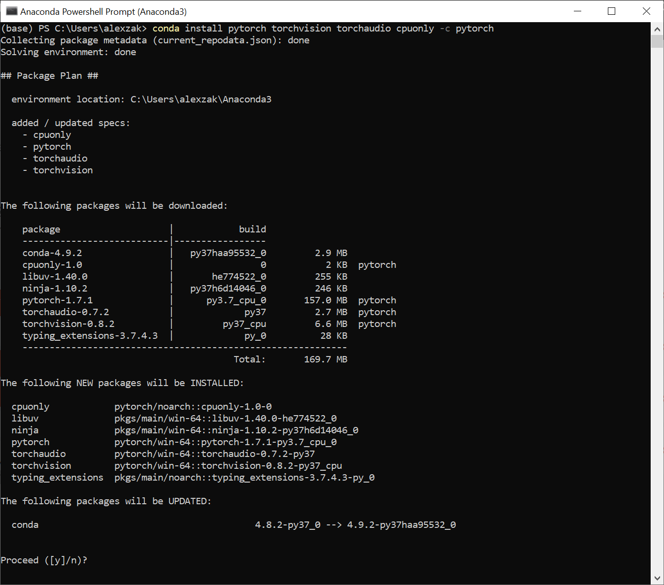 Instalação Anaconda