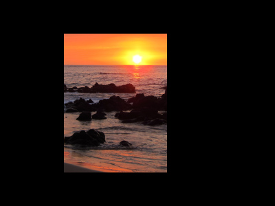 Um objeto de Imagem cortado por uma geometria de retângulo.