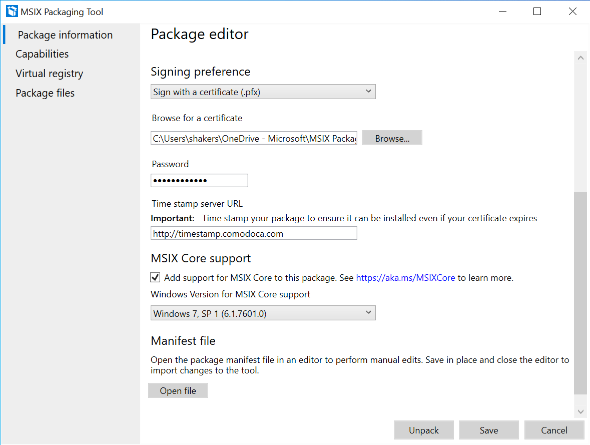 Editor de Pacotes Info2