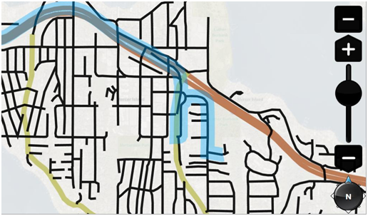 UI projetada para condições de iluminação direta.