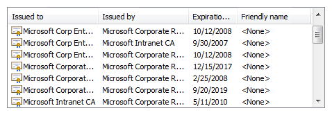 captura de tela da lista de detalhes com colunas estreitas 