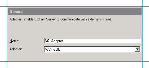 Add WCF-SQL adapter to BizTalk