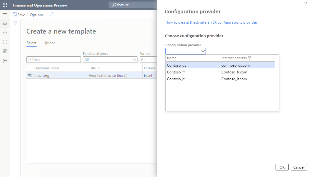 Activate provider in BDM.