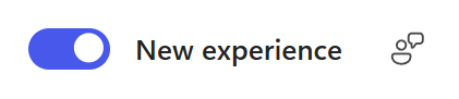 Screenshot of the selector on the Copilot Studio home page to switch between harnesses.