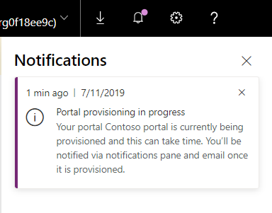 Notificare panou Notificare panou.