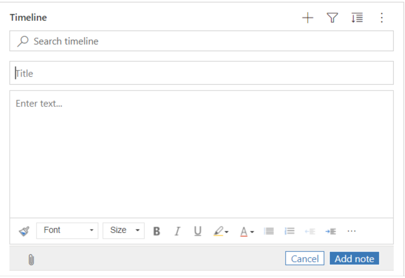 Ecranul de editare a notei.