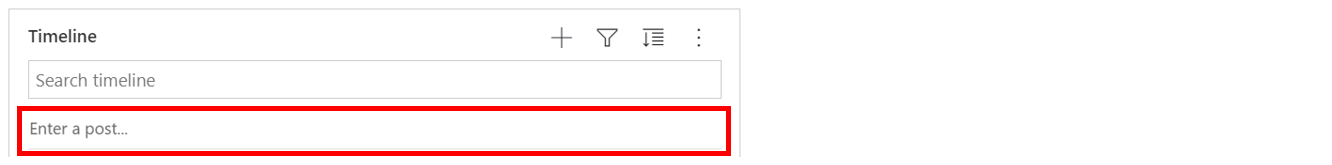 Adăugați o postare la un rând din cronologie.