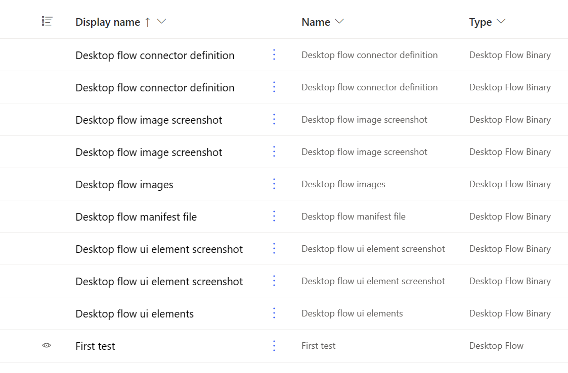 Flux desktop în schema v2 cu fișiere binare de flux desktop.