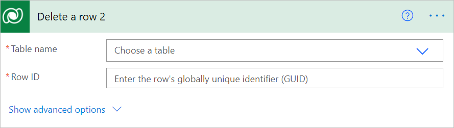 Ștergeți o fișă de rând.