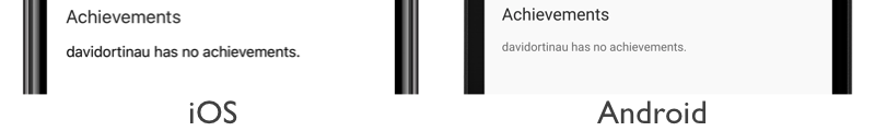 Bindable layout empty view template Screenshot of a bindable layout empty view template, on iOS and Android